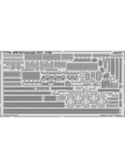 Eduard - HMS Dreadnought 1915 1/700 for Trumpeter