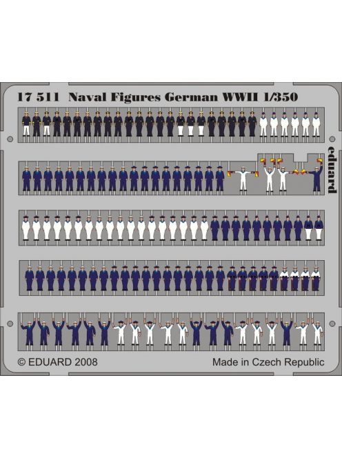 Eduard - Naval Figures German WWII 1/350