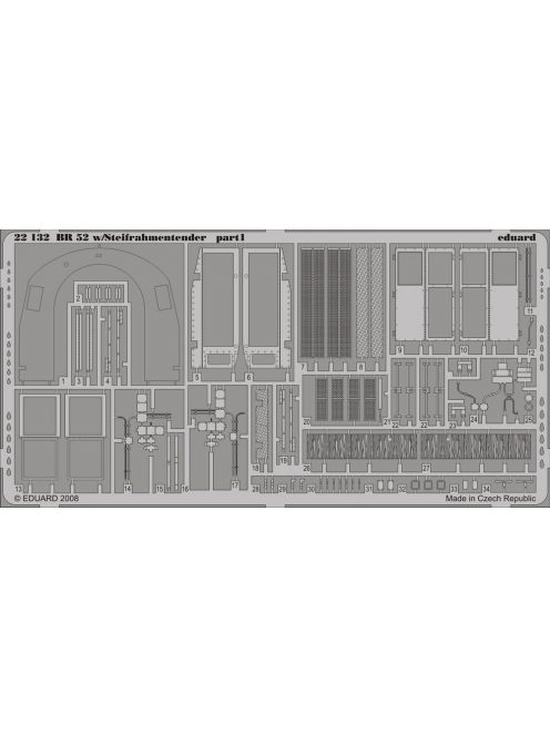 Eduard - BR 52 with Steifrahmentender Part1 for Hobbyboss