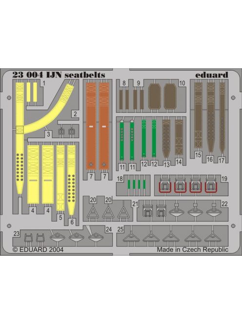 Eduard - Seatbelts IJN 1/24