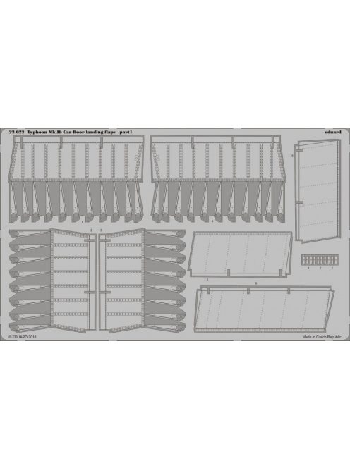 Eduard - Typhoon Mk.Ib Car Door Landing Flaps for Airfix