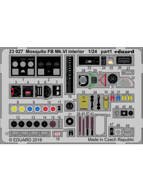 Eduard - Mosquito FB Mk.VI Interior for Airfix