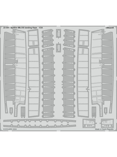 Eduard - Spitfire Mk.VIII landing flaps  AIRFIX