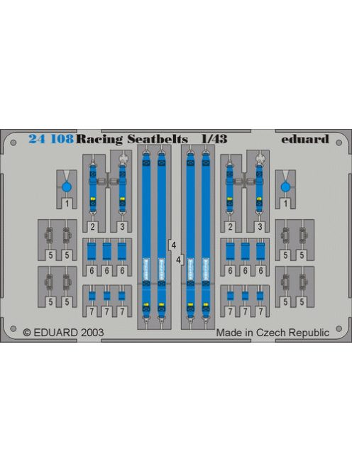 Eduard - Sitzgurte Willans 4 points blau 