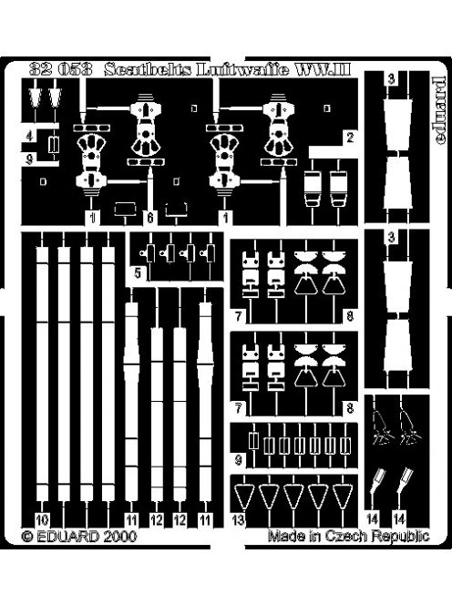 Eduard - Seatbelts Luftwaffe WWII