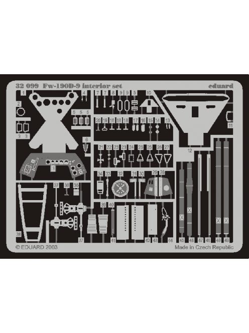 Eduard - Fw-190D-9 Interior Set for Hasegawa 