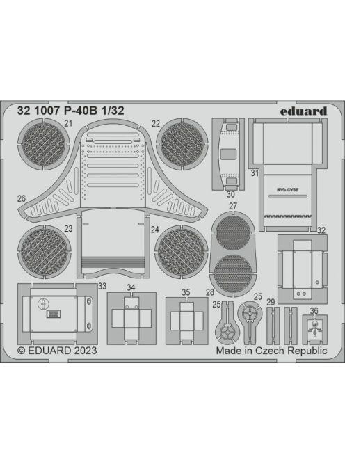 Eduard - P-40B 1/32 GREAT WALL HOBBY