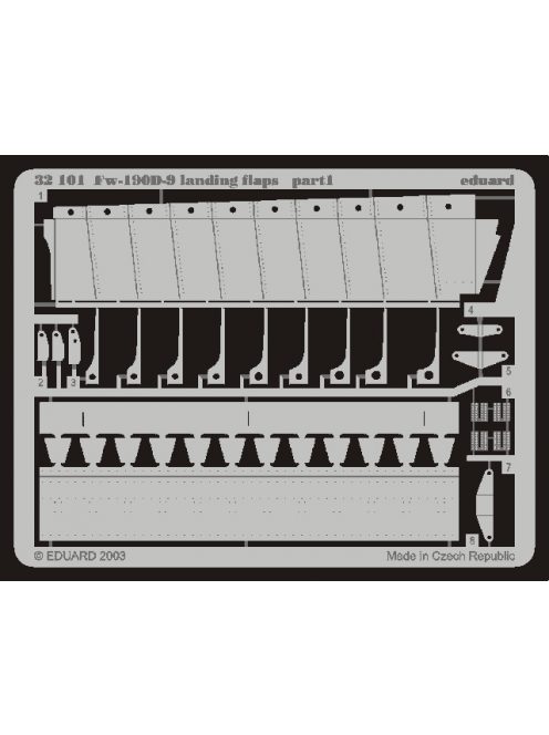 Eduard - Fw-190D-9 Landing Flaps for Hasegawa