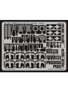 Eduard - A6M2 Zero Type 21 Exterior for Tamiya