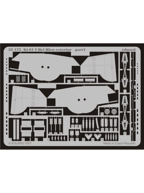 Eduard - Ki-61 I Hei Hien Exterior for Hasegawa 