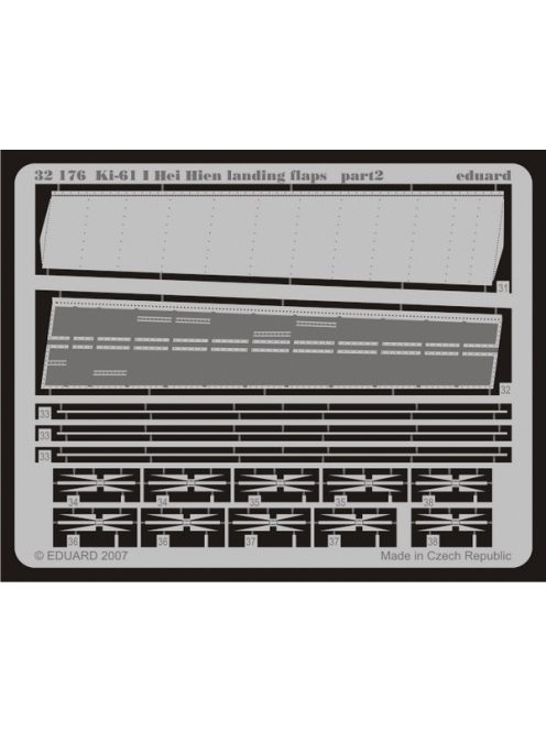 Eduard - Ki-61 I Hei Hien Landing Flaps for Hasegawa 