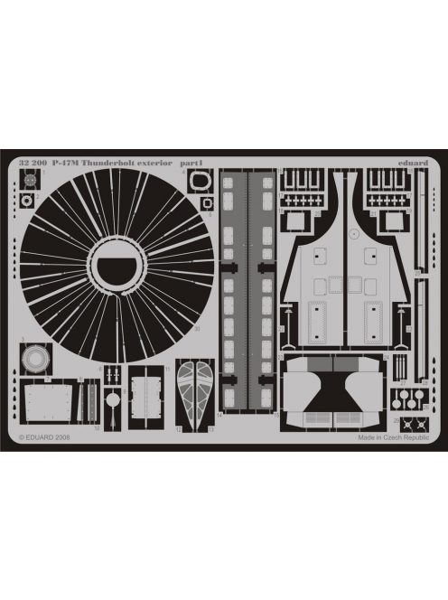 Eduard - P-47M Thunderbolt Exterior for Hasegawa