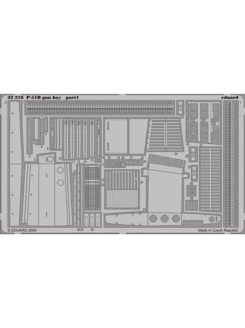 Eduard - P-51D Gun Bay for Trumpeter