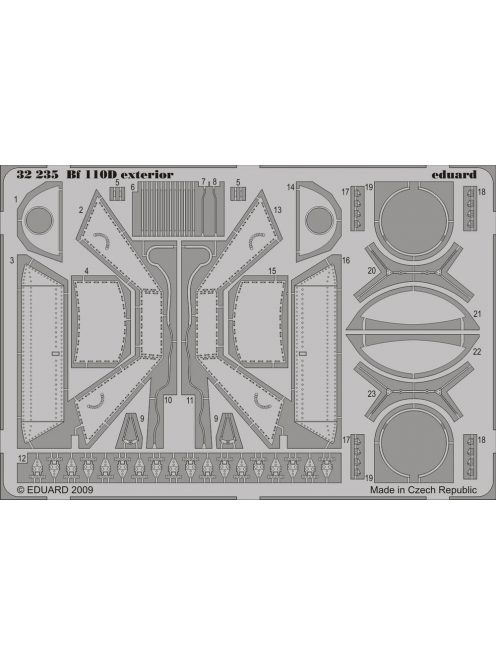 Eduard - Bf 110D Exterior for Dragon