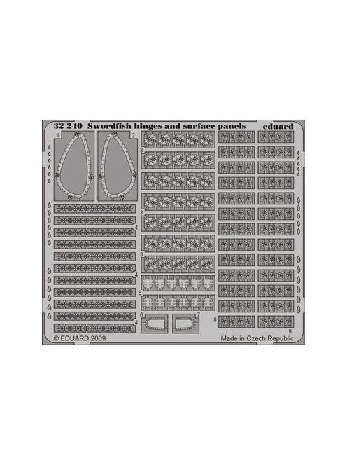 Eduard - Swordfish Hinges and Surface Panels for Trumpeter