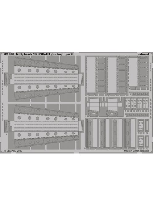 Eduard - Kittyhawk Mk.I/Mk.III Gun Bay for Hasegawa 