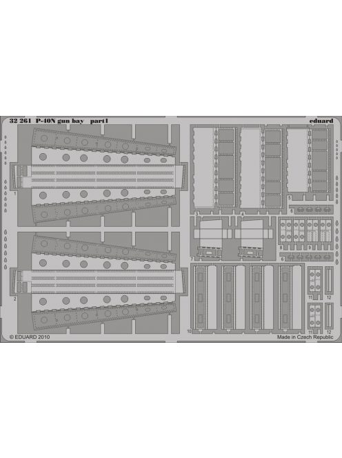 Eduard - P-40N Gun Bay for Hasegawa