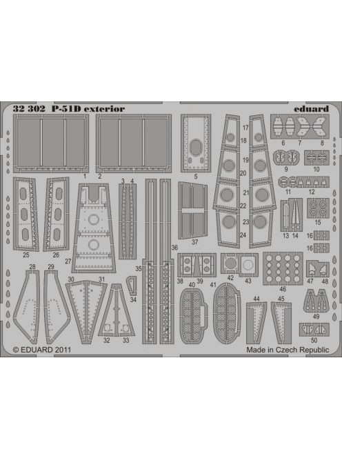 Eduard - P-51D Exterior for Tamiya