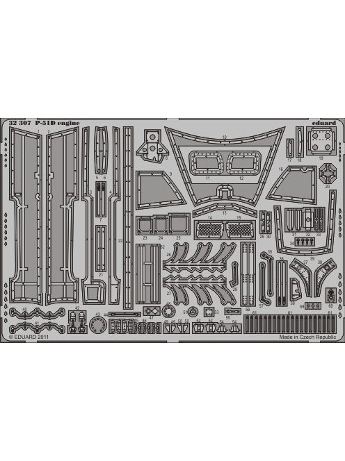 Eduard - P-51D Engine for Tamiya