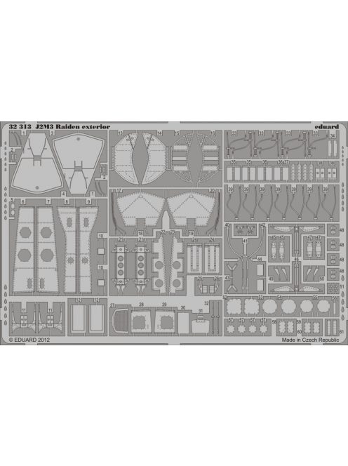 Eduard - J2M3 Raiden Exterior for Hasegawa