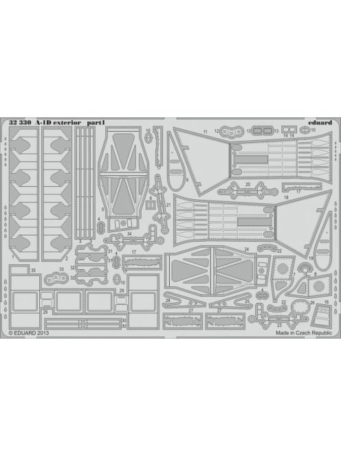 Eduard - A-1D Exterior for Trumpeter