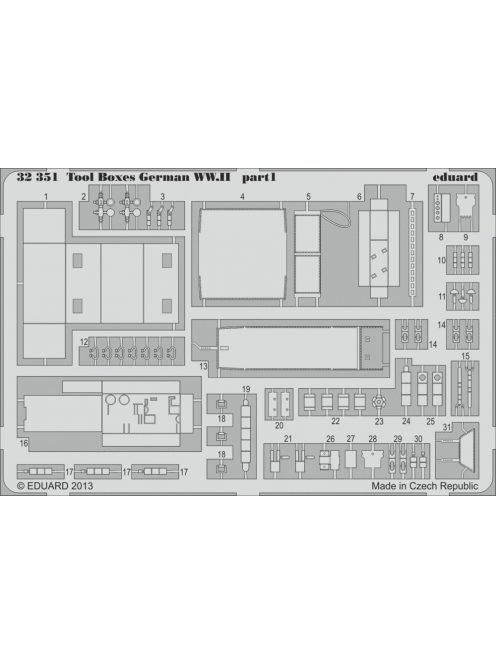 Eduard - Bf 109 Tools And Boxes