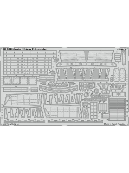 Eduard - Gloster Meteor for4 Exterior for Hk Model
