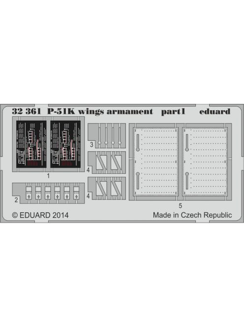 Eduard - P-51K Wings Armament for Dragon