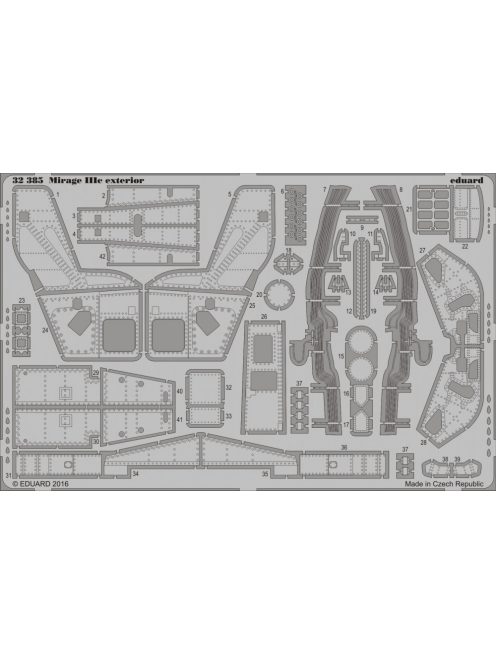 Eduard - Mirage IIIC Exterior for Italeri