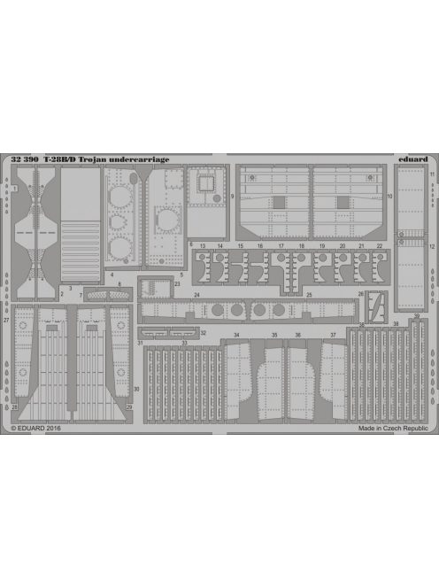 Eduard - T-28B/D Trojan Undercarriage for Kittyhawk