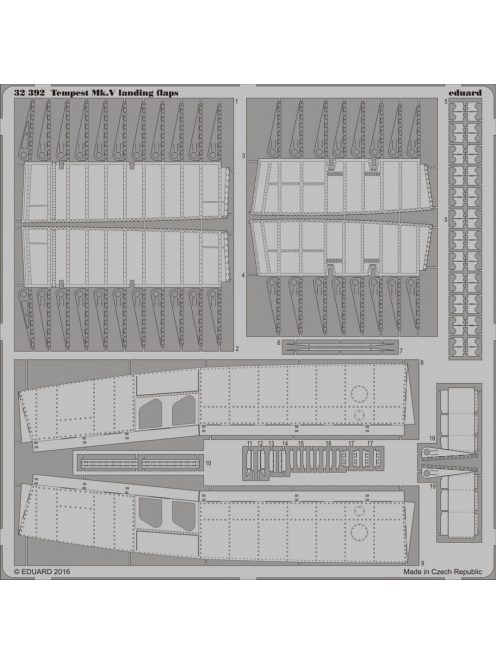 Eduard - Tempeset Mk.V Landing Flaps for Special Hobby