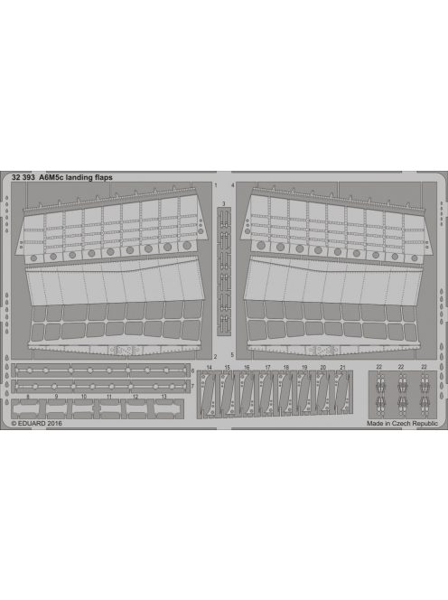 Eduard - A6M5C Landing Flaps for Hasegawa
