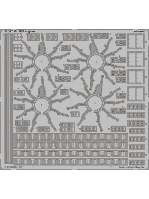 Eduard - B-17E/F Engines for Hk Model