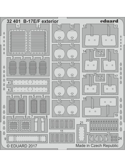 Eduard - B-17E/F Exterior for Hk Model