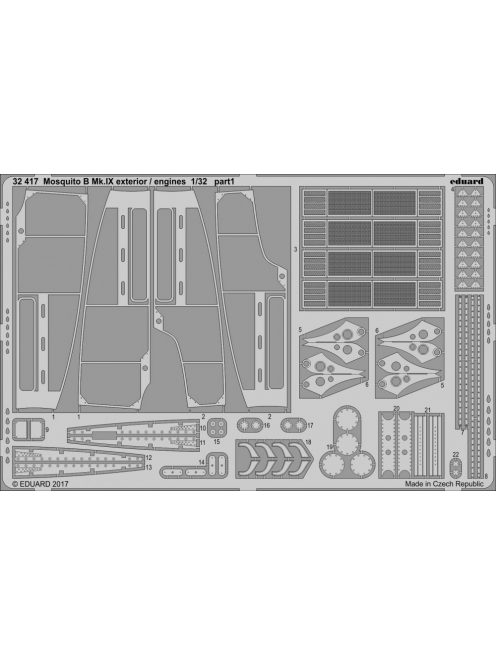 Eduard - Mosquito B Mk.IX Exterior/Engines for Hk Model