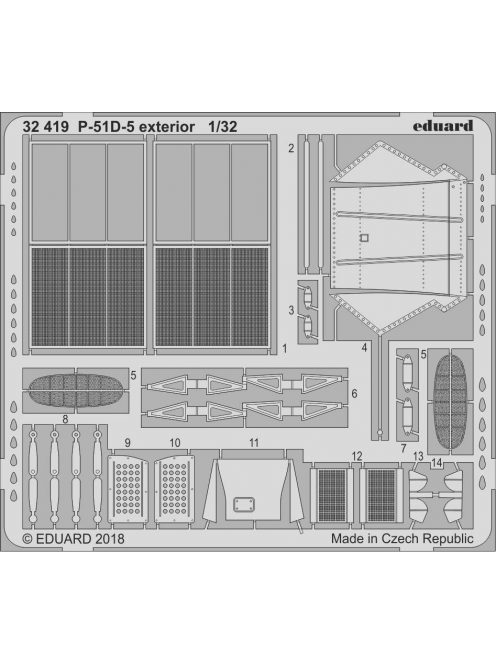 Eduard - P-51D-5 Exterior for Revell