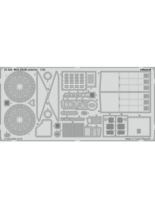 Eduard - Mig-29UB Exterior for Trumpeter