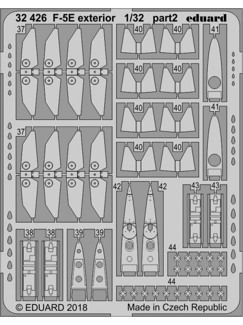 Eduard - F-5E Exterior for Kittyhawk