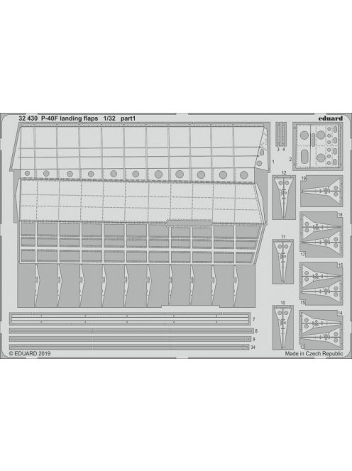 Eduard - P-40F Landing Flaps for Trumpeter