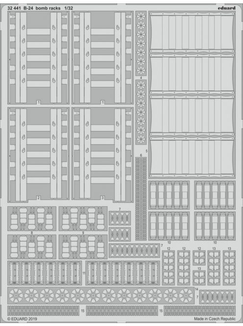 Eduard - B-24 Bomb Racks for Hobbyboss