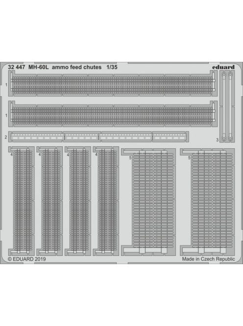 Eduard - Mh-60L Ammo Feed Chutes for Kittyhawk