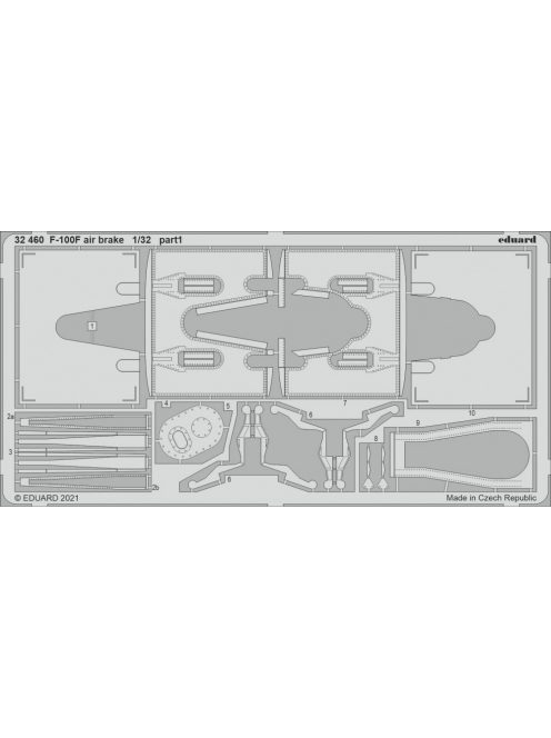 Eduard - F-100F air brake for Trumpeter