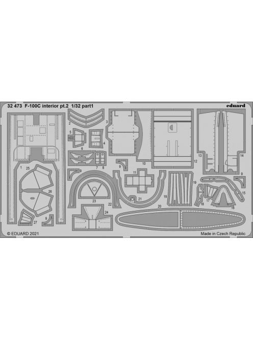 Eduard - F-100C interior pt.2 for TRUMPETER