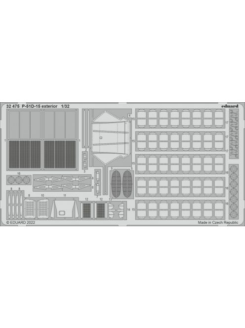 Eduard - P-51D-15 Exterior For Revell