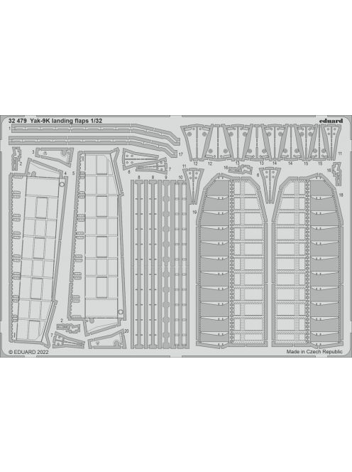 Eduard - Yak-9K landing flaps for ICM