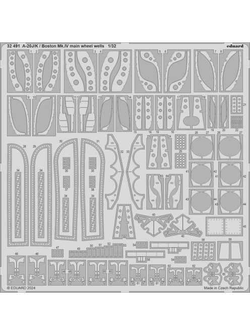 Eduard - A-20J/K / Boston Mk.IV main wheel well  HKM