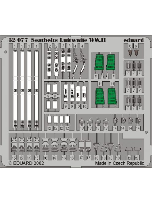 Eduard - Seatbelts Luftwaffe WWII