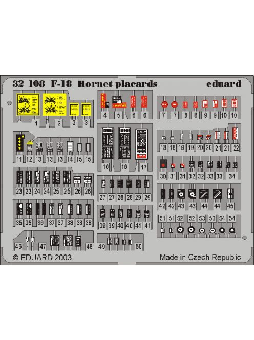 Eduard - F-18 Hornet Placards