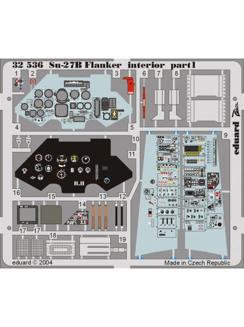 Eduard - Su-27B Flanker Interior 