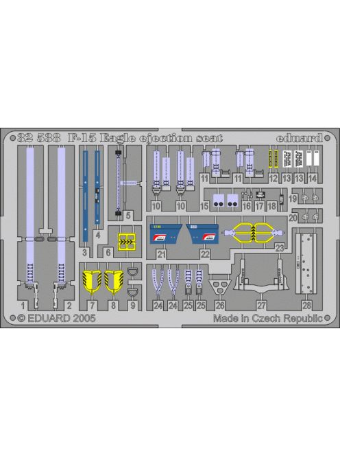 Eduard - F-15C Seat for Tamiya